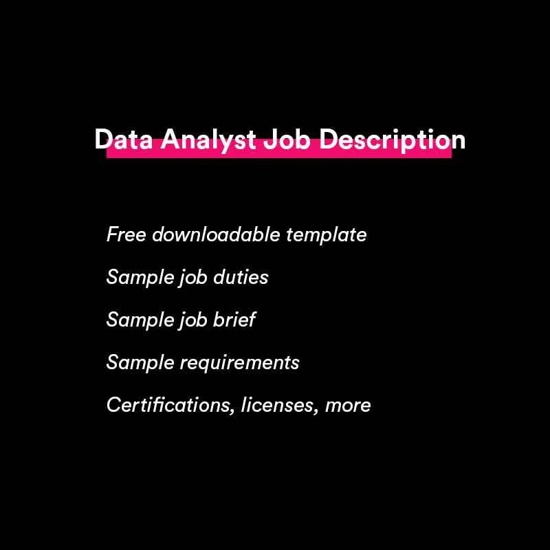 Data Analyst Job Description 2022 Algrim co