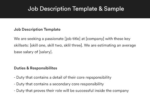 Houseman Job Description Sample Algrim Co